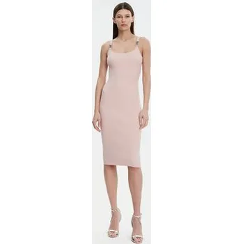 Dámské šaty MICHAEL Michael Kors Úpletové šaty MT482IL33D Růžová Slim Fit XL