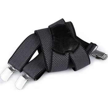 Kšandy Šle pánské široké 3,5 cm délka 120 cm typ Y - 5 šedá tmavá