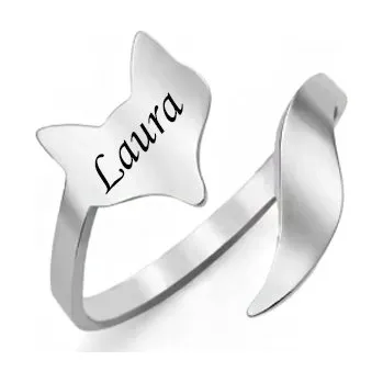 Prsten Ocelový prstýnek Liška