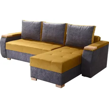 Sedací souprava Sedací souprava Bild II, šedá/zlatá (AN 5959/5996/natura)