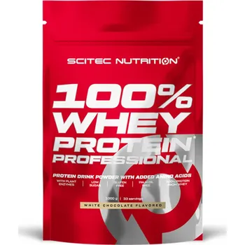 Protein Scitec Nutrition 100% WP Professional 1000 g Příchuť: bílá čokoláda