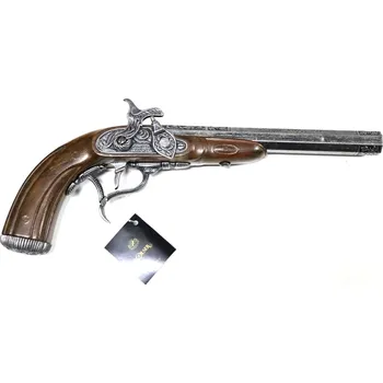 Replika zbraně Kolser Španělsko - Perkusní pistole šedá