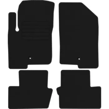 autokoberec Kobercové rohože Edecor velurové 4 ks
