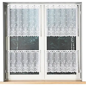 Záclona My Best Home Karolina bílá 45 cm metráž