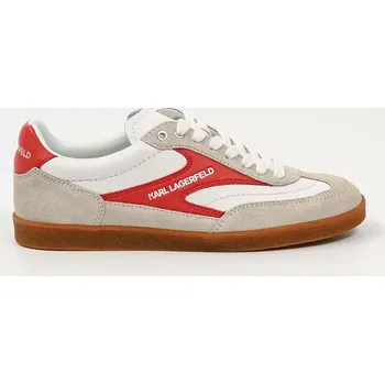 Pánské tenisky Kožené tenisky Karl Lagerfeld KANDIDATE bílá barva, KL63855 KL63855.31D 00X, EUR 41