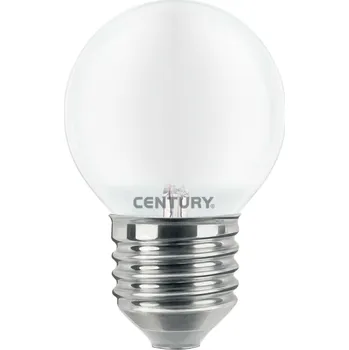 Žárovka CENTURY LED FILAMENT MINI GLOBE SATEN 4W E27 4000K 470Lm 360d DIMM 45x72mm IP20 CEN INSH1GD-042740