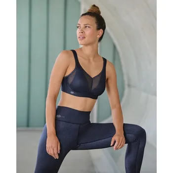 Anita Poporodní masážní legíny 3D High tech Sport blue iris Velikost: 38