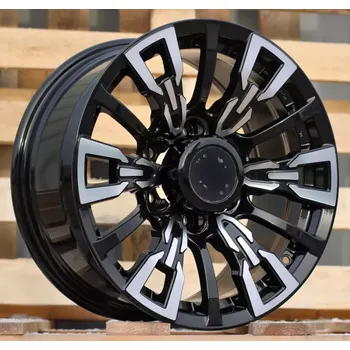 Alu kolo Alu kola Racing Line B1865, 17x8 6x139.7 ET10, černá + leštění