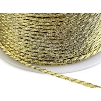Kroucená šňůra Ø1,5 mm s kovovým vláknem