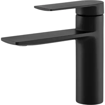 Vodovodní baterie Gamma Faro, umyvadlová baterie h-150, černá matná, GMA-BFU-C