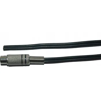 Audio kabel Reproduktorový kabel RCA / 0, kabel 2x1mm, měděný (Cu), černý, 7m