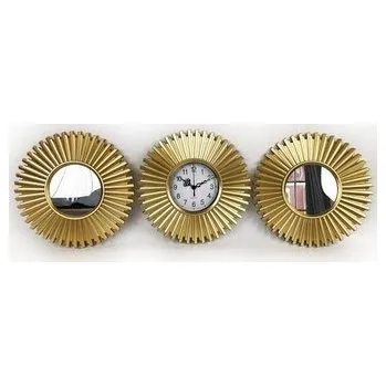 Set školních potřeb Plastový nástěnný set - hodiny a zrcadla &#216;25cm - sada 3ks, 1/20 (cs, Dakls)