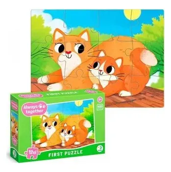 Puzzle Puzzle 12 Zawsze razem. Koty
