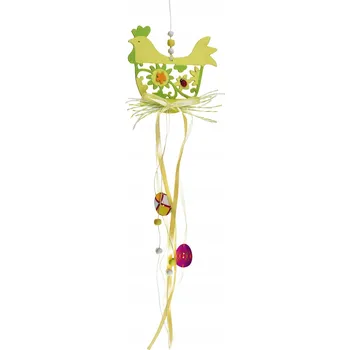 Obraz Velikonoční závěs z dřeva - slepice