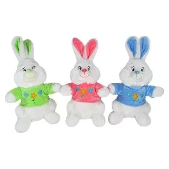 plyšák Zajączek w bluzce 30cm MIX