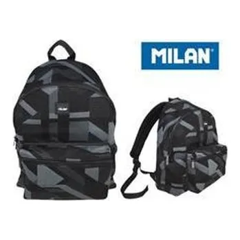 Set školních potřeb Plecak duży 21 l. KNIT szary Milan