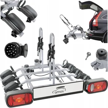 Nosič kol Nosič kol na tažné zařízení Amos Tytan Plus 4 s 7pinovou plošinou pro jízdní kola