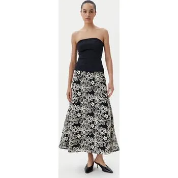 Dámská sukně Luisa Spagnoli Midi sukně Tenente 541989 Černá Regular Fit S