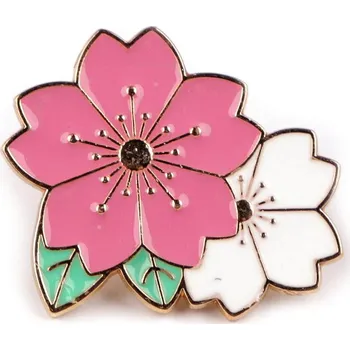 Brož Brož / odznak květ, čtyřlístek