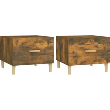 Konferenční stolek Konferenční stolky dubové 50x50x40 cm, 2 ks