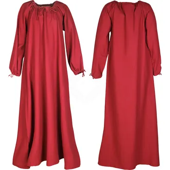 Karnevalový kostým Battle Merchant Ranně středověké šaty Ana červené