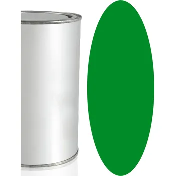 barva a nátěr na dřevo RAL 6037 Zelená ZÁKLADNÍ NÁTĚR ALKYDOVÁ POLOMATNÁ 1L 2v1 (Základní barva a email v jednom)