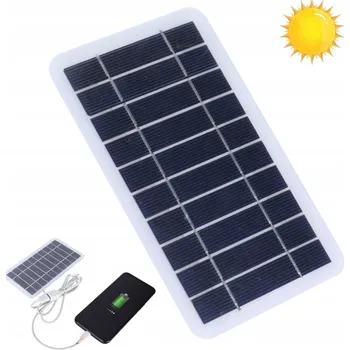 IP kamera Solární nabíječka 2W 5V USB (fotovoltaická)