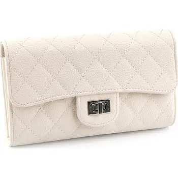 Kabelka Dámská kabelka / psaníčko 20x12 cm, barva 1 slonová kost