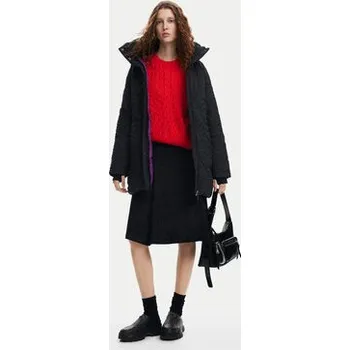 Pánská móda Desigual Zimní bunda Aarhus 24WWEWAC Černá Regular Fit M