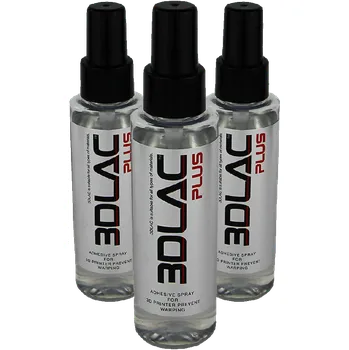 Příslušenství k 3D tiskárně LEON3D 3DLAC plus rozprašovač 3x 100ml pro lepší přilnavost FDM tisku