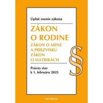 Zákon o rodine 1 vyd 2 2025