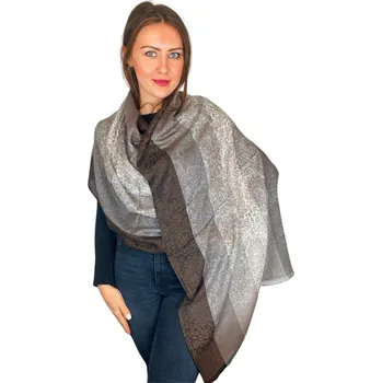 Šála Šál Pašmína - Clarissa - Tmavé hnědá