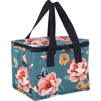 Termotaška Bee-utiful - Skládací izolační taška s motivem včel a květin