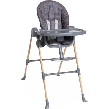 Jídelní židlička CHICCO Židlička jídelní Polly Essential - Coal