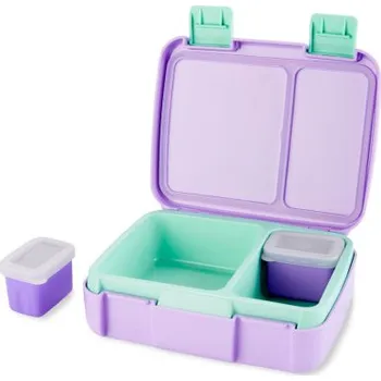 Svačinový box SKIP HOP Spark Style Krabička na oběd Bento Mušle 3r+