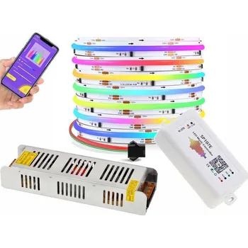 LED páska Sada 5m LED pásek SMD 300d RGB 12V Magic Pixel Hudební ovladač DIGITÁLNÍ