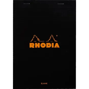 Blok Rhodia N°16 A5 14,8x21 cm, hladký, černý