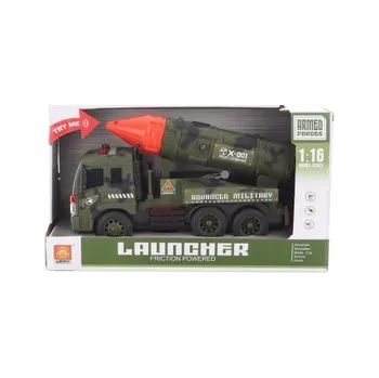autíčko Vojenské auto s raketou (cs)
