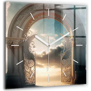 Hodiny Nástěnné hodiny SacroArte béžové 60 cm