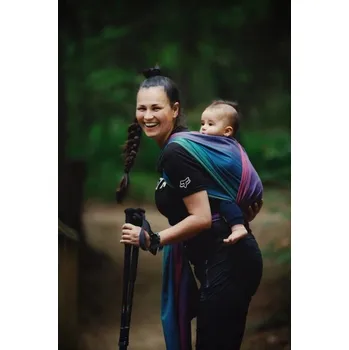 Šátek na nošení dítěte Little Frog šátek Bamboo Misty Zircon - délka 5,7m (vel. 8)