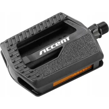 Pedál na kolo Platformové pedály Accent CRUSH černé