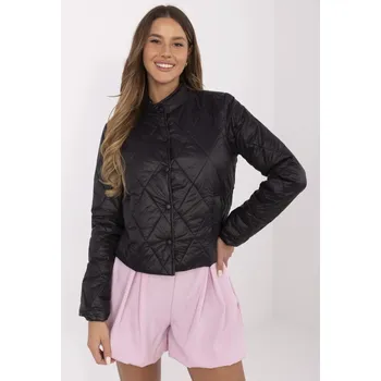 Dámská bunda Přechodová bunda na patentky Italy Fashion černá EU velikost: Univerzální