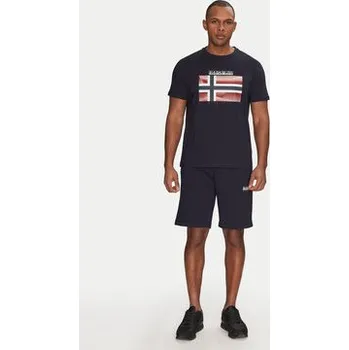 Pánské kraťasy Napapijri Sportovní kraťasy N-Gori NP0A4IBQ1761 Tmavomodrá Regular Fit 3XL
