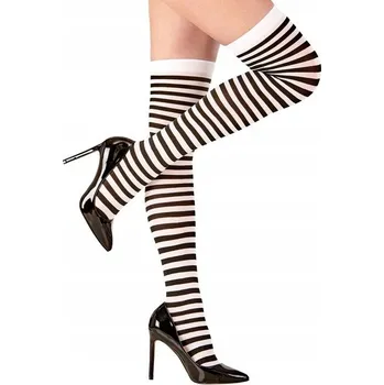 Karnevalový kostým Podkolenky Widmann černo-bílé