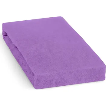 Prostěradlo Froté prostěradlo 200x200cm, fialové