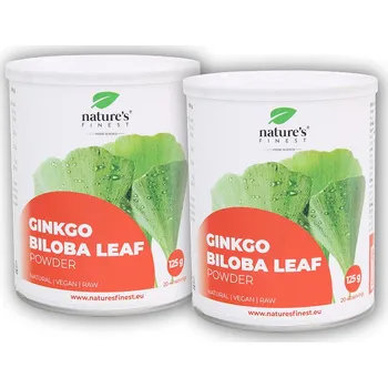 Přírodní produkt Nature´s Finest 2x Ginkgo Biloba Leaf Powder 125g