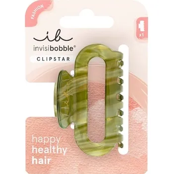 Invisibobble - Clipstar CLIPSTAR M Evergreen Sponky a skřipce do vlasů unisex
