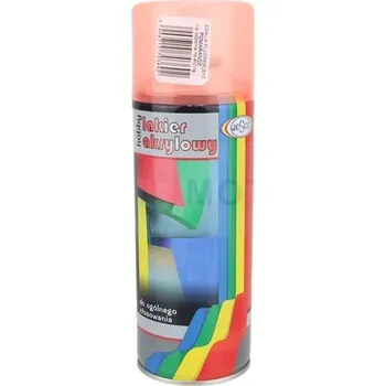 Barva ve spreji Wesco Akrylový lak hobby fluorescenční oranžový 400 ml