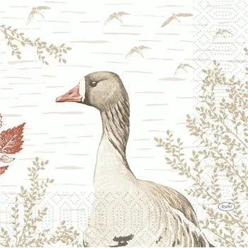 Papírový ubrousek Ubrousek 33 x 33 cm 3 vrstvý WOOD & GOOSE (50&nbsp;ks) 100032203