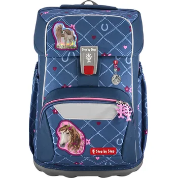 Školní batoh Školní aktovka Step by Step GIANT Horse Lima, pro prvňáčky - 5dílný set, certifikát AGR